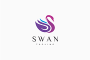 Swan Logo Template, a Branding & Logo Template by johnkent (Thumbnail 1 of 3)