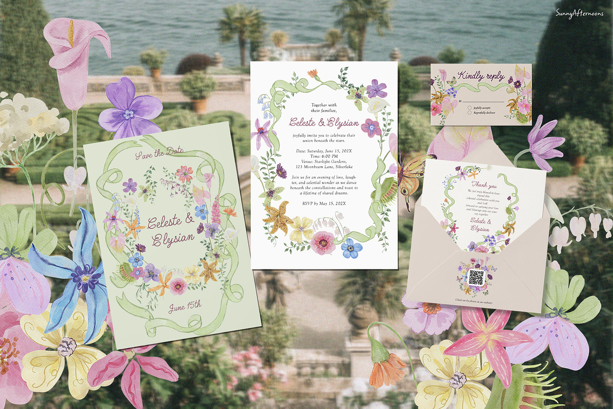 Quirky Blooms: Whimsical Florals, a Seasonal Illustration by SunnyAfternoons (Photo 4 of 15)