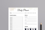 Daily Planner Design, a Stationery Template by MightyDesign (Thumbnail 4 of 8)