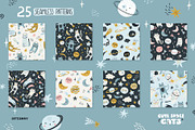Cute space cats - graphic collection, a Pattern Graphic by Cuteanny Design (Thumbnail 6 of 10)