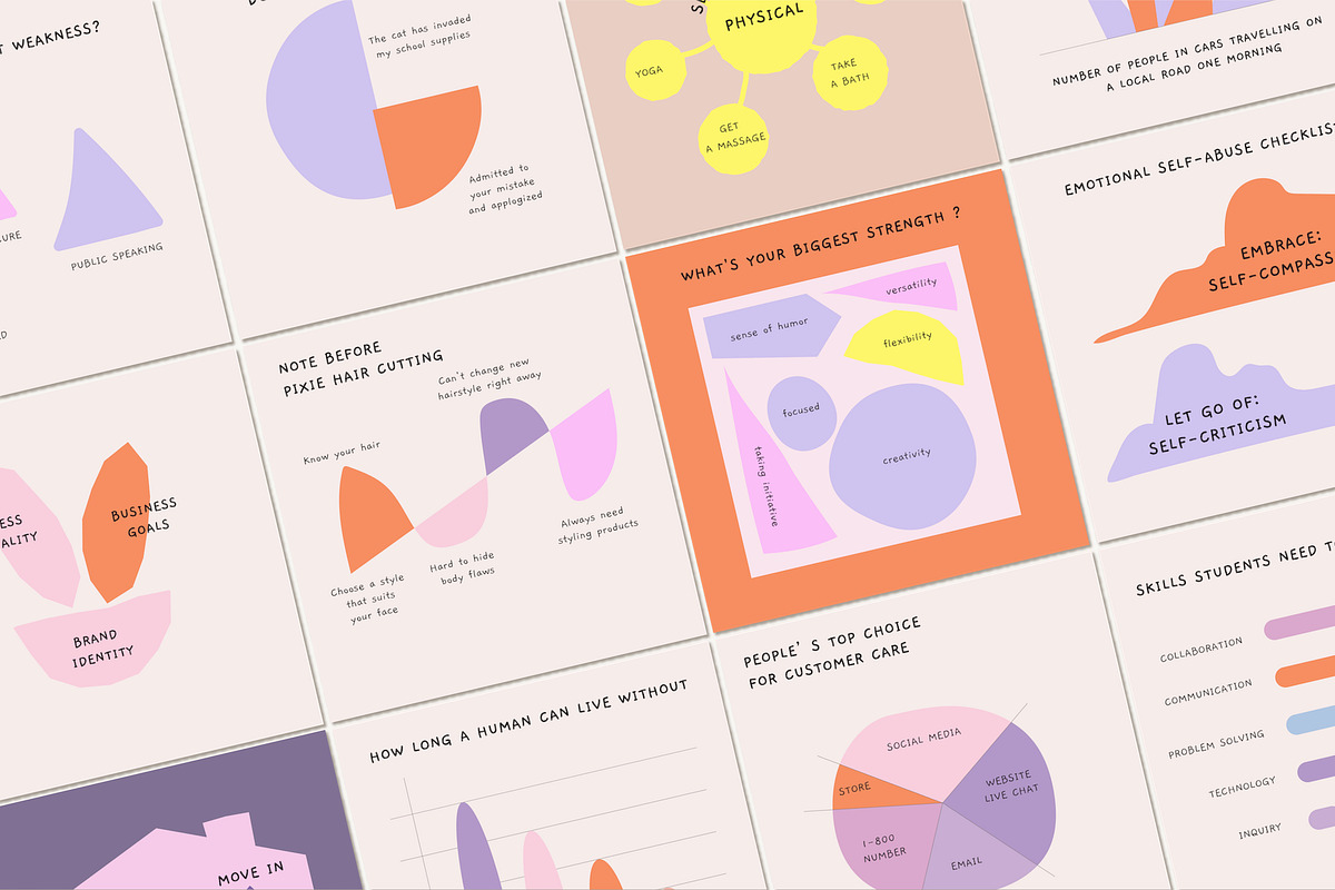 Charts & Graphs CANVA PS, a Social Media Template by Kimo Studio (Photo 5 of 11)