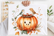 Whimsical Quirky Halloween Pumpkin, a Seasonal Illustration by SVGArt (Thumbnail 5 of 5)