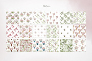 Garden flowers watercolor clipart, an Illustration by Alena Sid (Thumbnail 9 of 13)