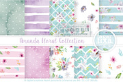 Floral Watercolor Design - Amanda, an Illustration by Lagartixa Shop (Thumbnail 3 of 3)