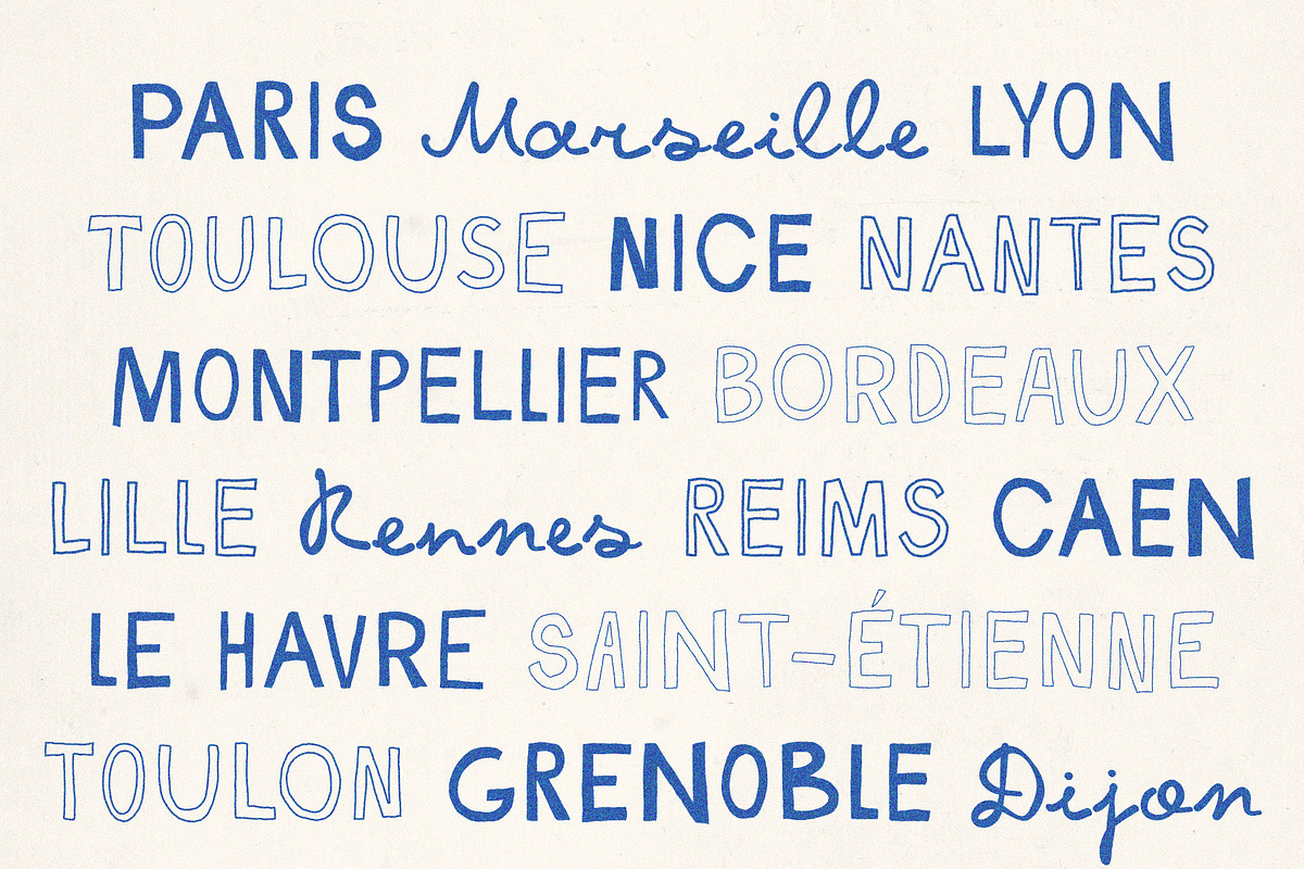 French Aperitif Quirky Font Family, a Handwritten Font by Ayya Studio (Photo 11 of 18)