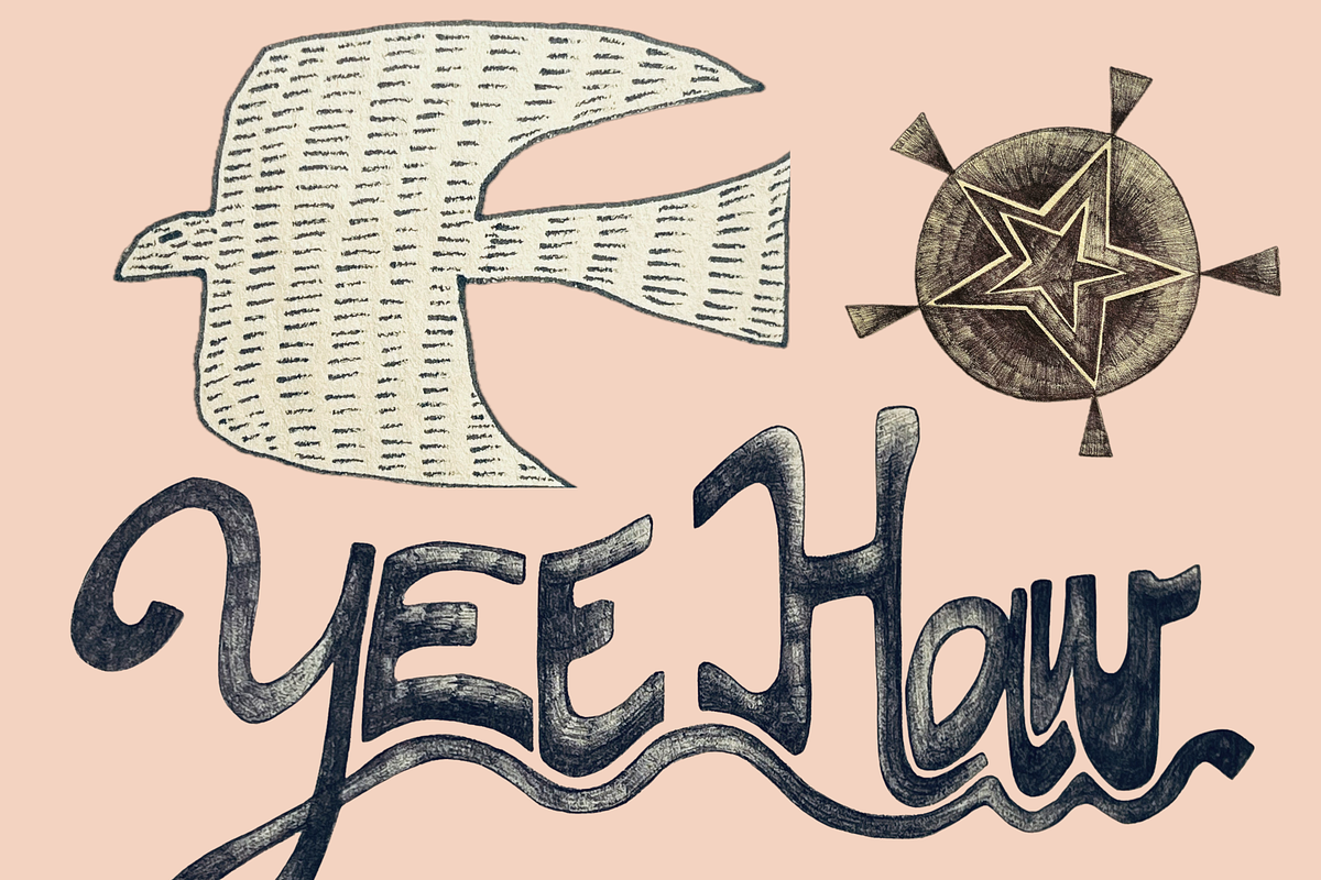 Desert Cowgirl Pen + Ink clipart, an Object Illustration by Eryn Rose Design (Photo 3 of 17)