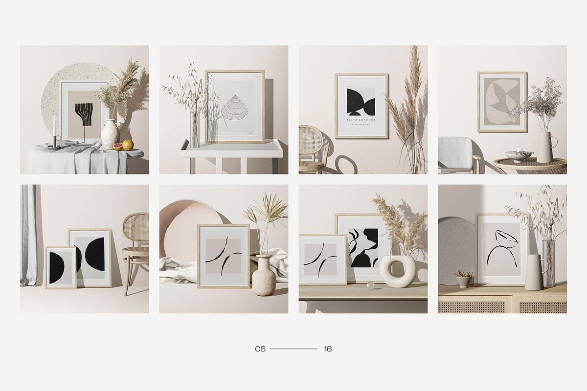 Frame mockup creator - part 1, a Print Template by Creatoom (Photo 4 of 17)