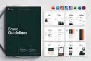 Brand Guidelines Template, a Brochure Template by DesignCrest (Thumbnail 1 of 18)