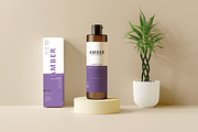 7 in 1 Amber Glass Cosmetic Bundle, a Cups & Container Mockup by pmvch (Thumbnail 60 of 106)