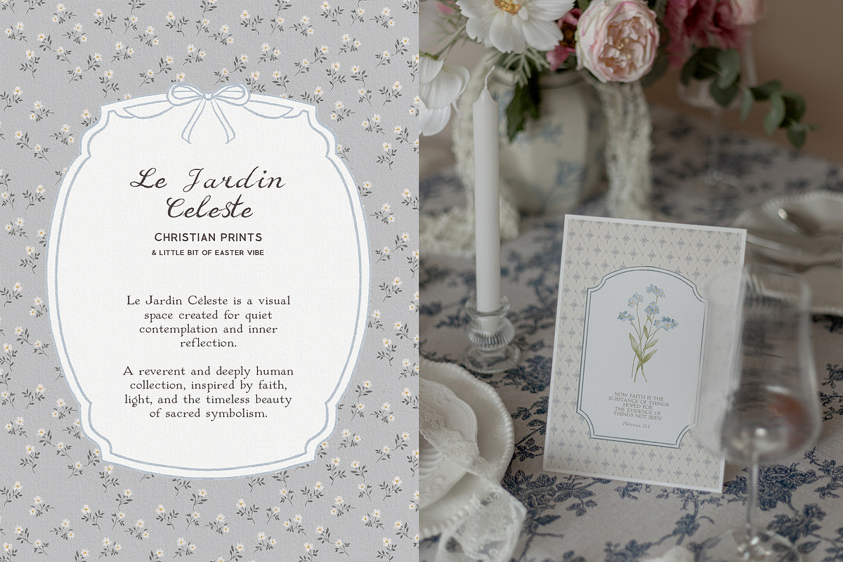 Le Jardin Céleste Christian Prints, a Background Graphic by Muse Artist (Photo 3 of 26)