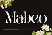 Mabeo Vintage - Branding Logo Font, a Serif Font by Nirmana Visual (Thumbnail 1 of 10)