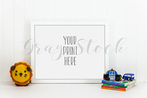 Children's White Frame Mock Up