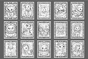 52 Cute Astronaut Coloring Pages, a Technology Illustration by Blue Digital Studio (Thumbnail 3 of 4)