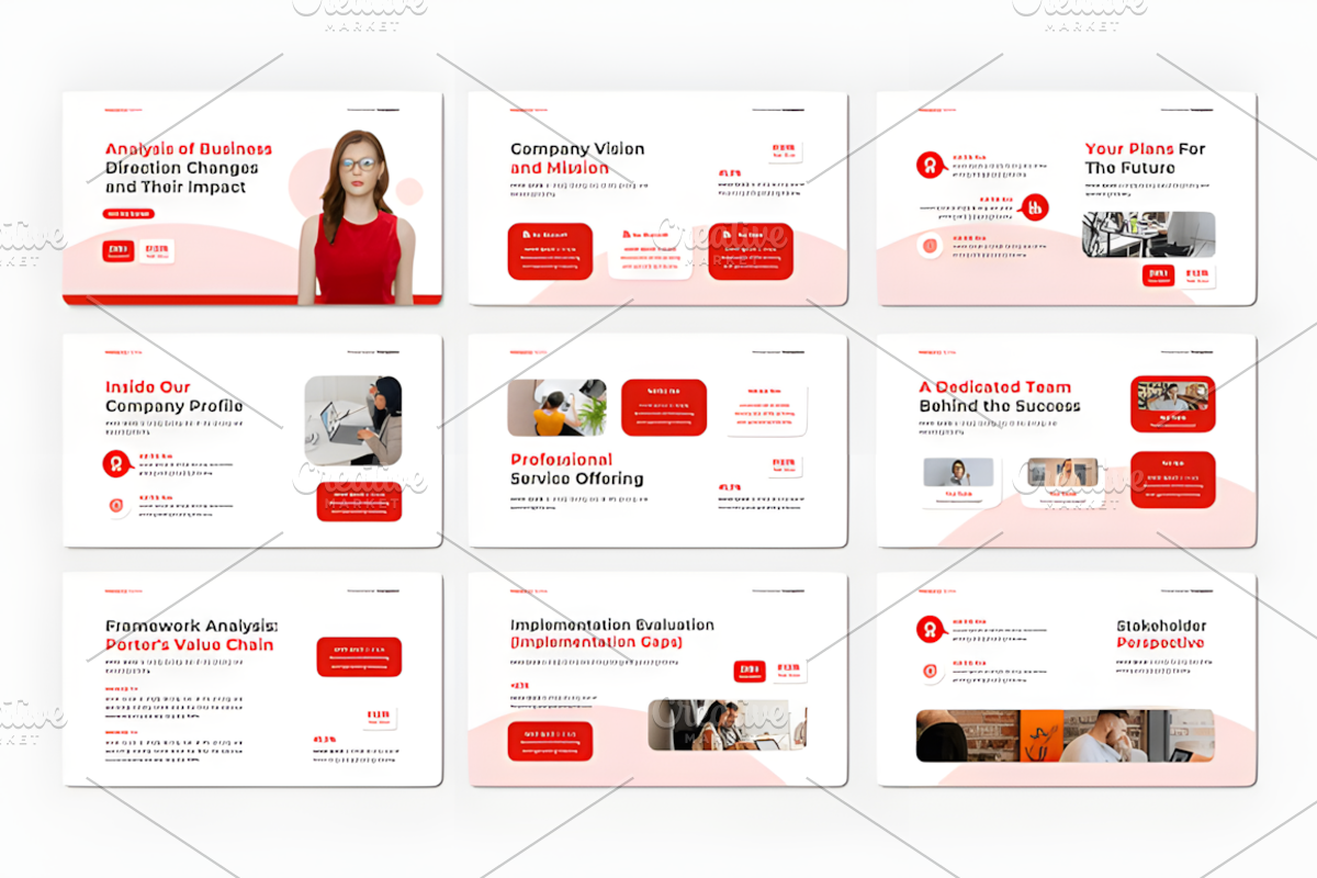 Analysis of Business - Google Slides, a Social Media Template by Coco Bloom (Photo 2 of 3)