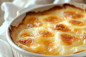 Golden and creamy farmer’s casserole, a Food & Drink Photo by MistyDay
