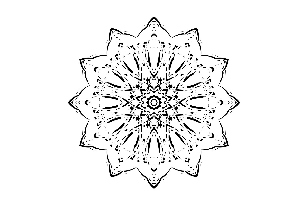 Decorative Mandala Digital Art Pack, a Decorative Illustration by NJ Himel (Photo 38 of 101)