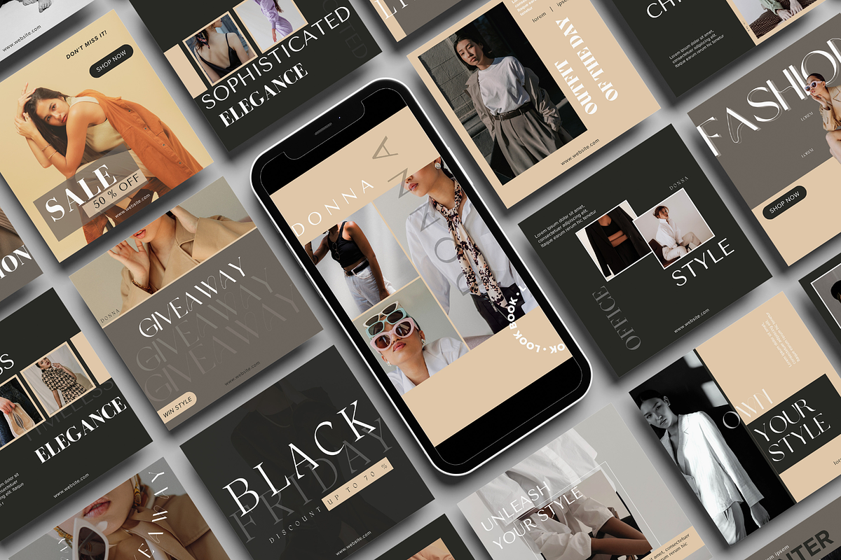 Donna Canva Instagram Templates, a Social Media Template by Soul & Maeum Store (Photo 6 of 8)