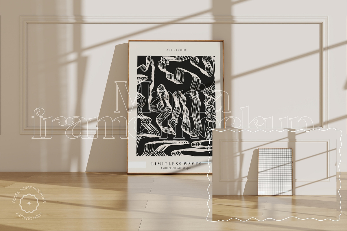 MARIA | Minimalist Frame Mockup Set, a Household Mockup by SoleilHomeMockups (Photo 5 of 16)