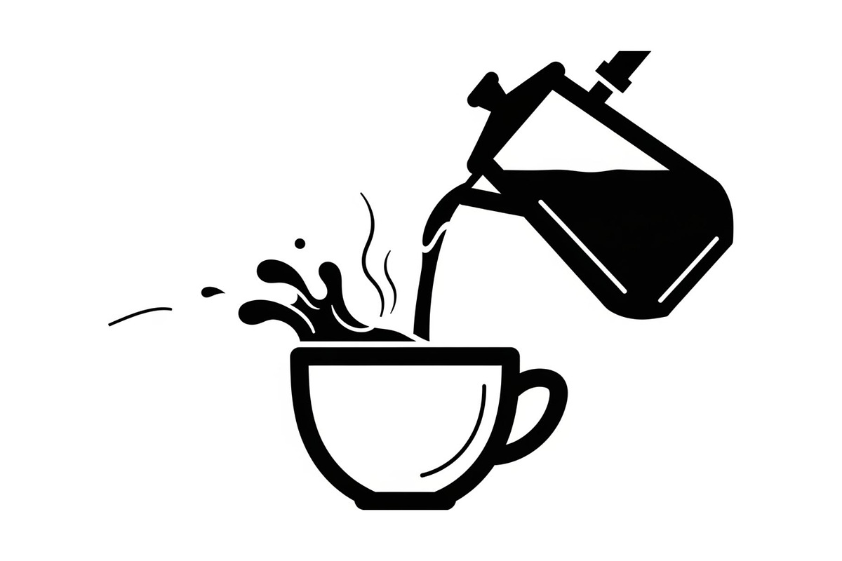 Pour Over Coffee Cup Silhouette Bund, an Illustration by Designs_River (Photo 4 of 31)