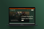 Overtura - Framer Event Template, a Landing Page Template by Designed by Sabb (Thumbnail 2 of 6)