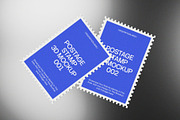 Postage Stamp On Metal 3D Mockup, a Books & Magazine Mockup by graphicook (Thumbnail 3 of 4)