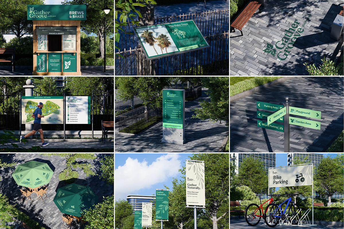 39 Urban Park Advertising Mockups, an Advertising Mockup by Vitora Mockup (Photo 1 of 12)