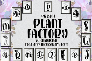 Plant Factory Monogram Family