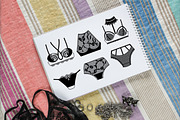 Lingerie Collection, an Illustration by tamara.comotomka (Thumbnail 3 of 7)