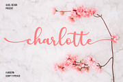 Charlotte, a Script Font by Uloel Design (Thumbnail 1 of 5)