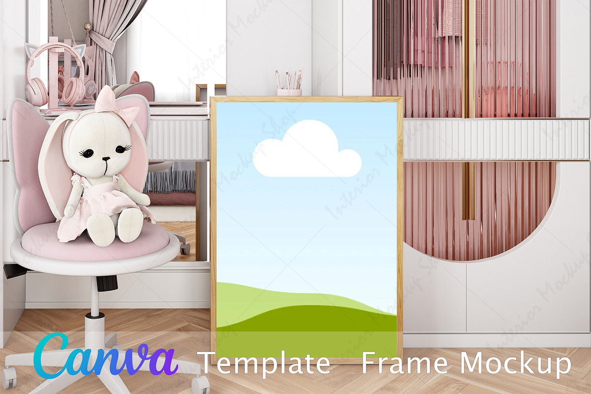 Canva Template | Kids Frame Mockup, a Poster Template by Mockup Shop (Photo 1 of 2)