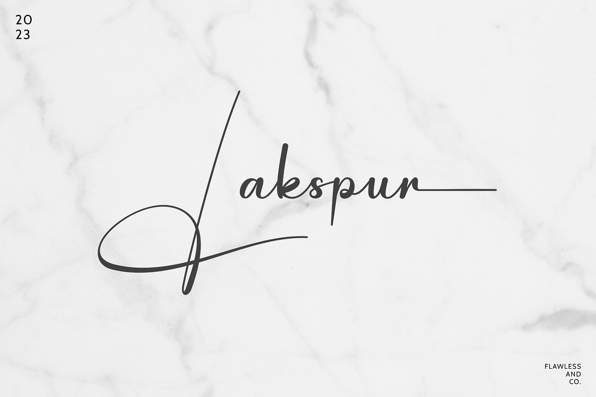 Magellin - Elegant Signature Script, a Script Font by Flawless And Co (Photo 7 of 10)