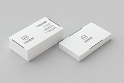 Simple Minimal Business Card Design, a Business Card Template by Shahjhan (Thumbnail 1 of 3)