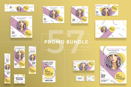 Promo Bundle | Makeup Collection, a Poster Template by Amber Graphics