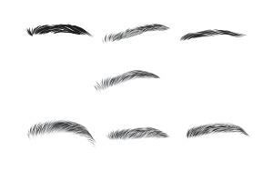 Eyebrows Set 3 Procreate Brush Stamp