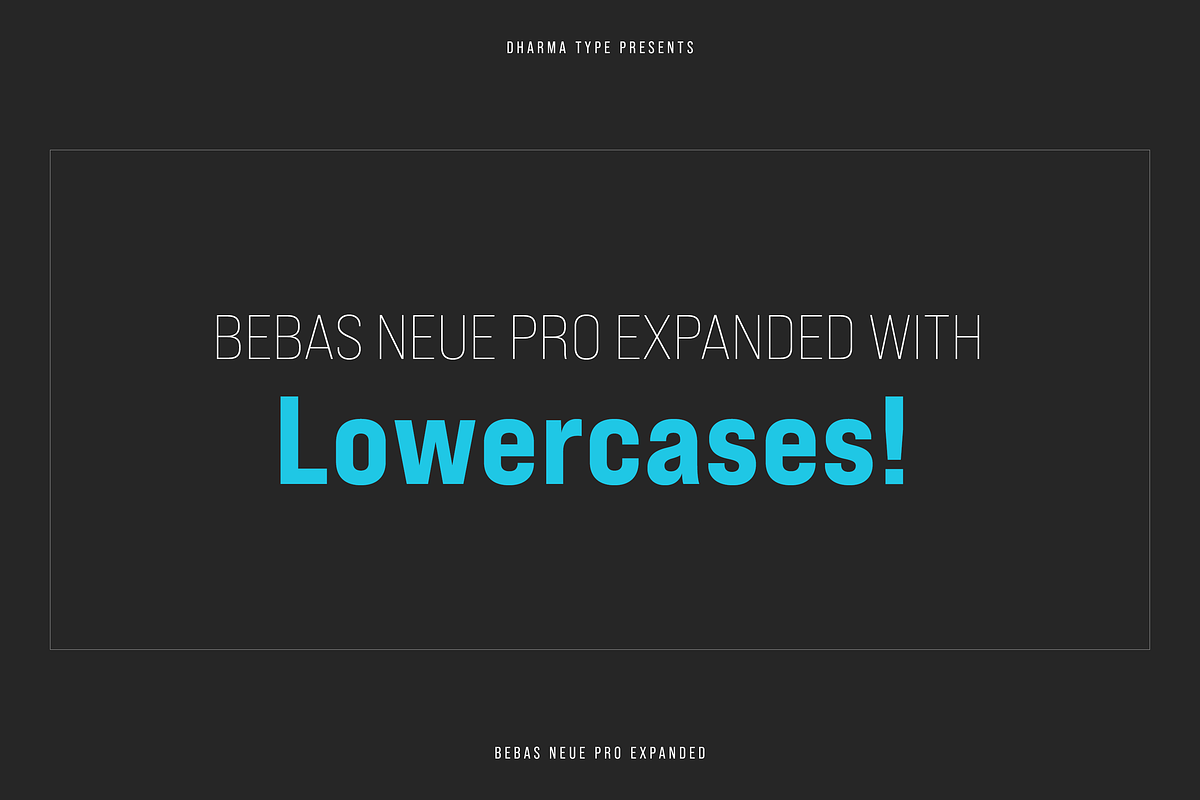 Bebas Neue Pro - Exp Family, a Sans Serif Font by Dharma Type (Photo 3 of 13)