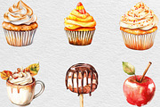 Autumn Dessert Sublimation Clipart, an Illustration by Black Bird Studio (Thumbnail 4 of 6)