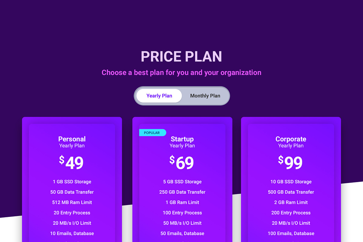 39 Mega Price Tables Bundle, an UI Kit Template by Smashing_Studio (Photo 23 of 40)
