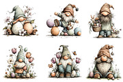 Whimsical Easter Gnome Clipart, an Illustration by Dream Creation (Thumbnail 3 of 7)
