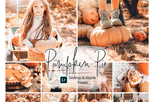 10 Pumpkin Pie Lightroom Presets