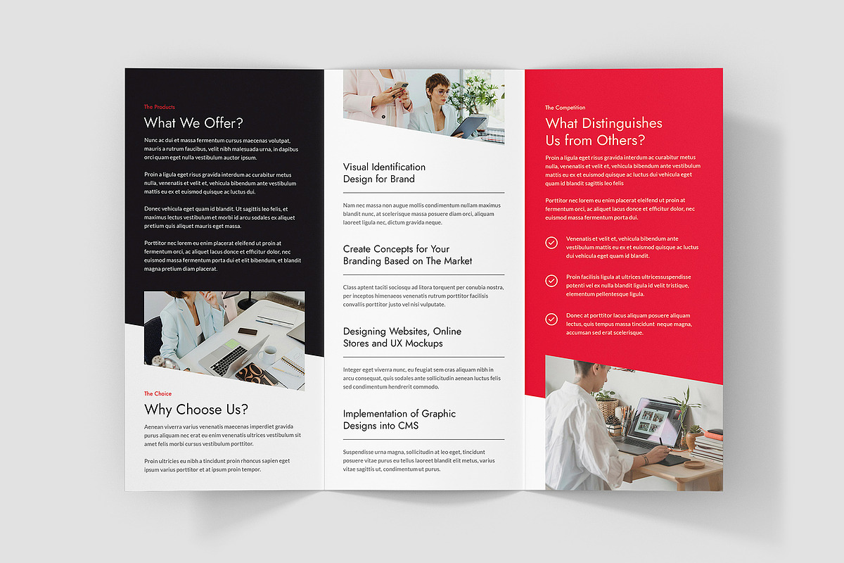 Branding Agency Brochure Trifold, a Brochure Template by artbart (Photo 4 of 9)