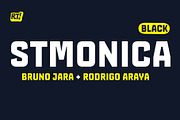 St Monica Black / Greek+Cyrillic, a Sans Serif Font by Rodrigo Typo (Thumbnail 1 of 4)