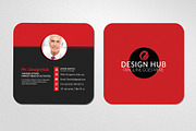 Small Social Card Template, a Business Card Template by Psd Templates (Thumbnail 3 of 3)