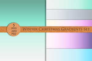 WINTER CHRISTMAS GRADIENTS Photoshop