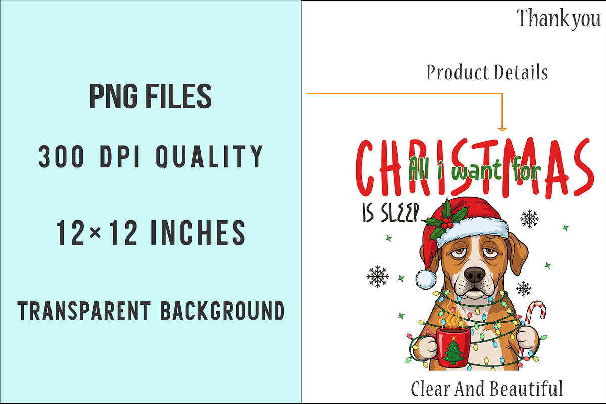 Sarcastic Christmas Funny Dog Coffee, an Illustration by SinaCreation (Photo 6 of 7)