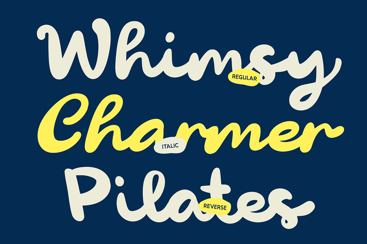 CS Winka – Retro Bold Script Font, a Script Font by Craft Supply Co. (Photo 3 of 8)