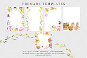 Flowers Desserts Watercolor Bundle, a Food Illustration by foxsong (Thumbnail 7 of 12)