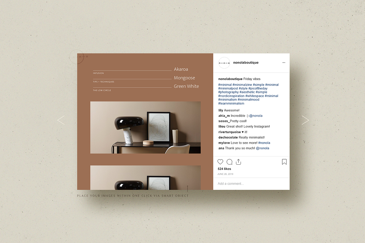 Instagram Social Media Pack • Freyā, a Social Media Template by Nonola (Photo 5 of 9)