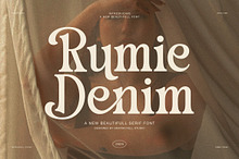 Rumie Denim Elegant Serif Font