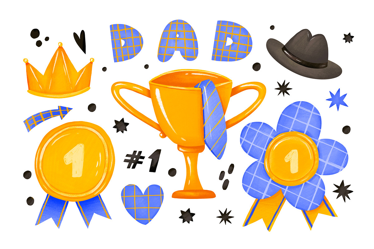 Father's Day Clipart, an Object Graphic by the_myro (Photo 1 of 5)