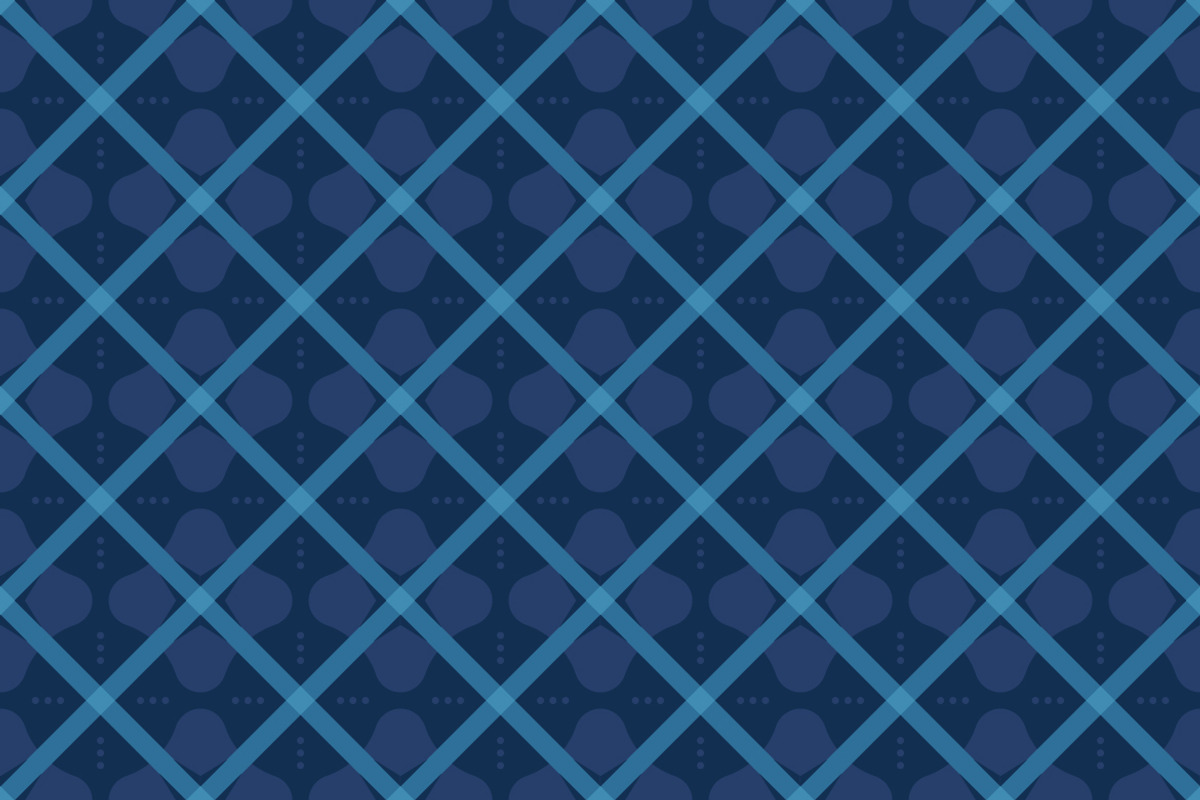 Blue Grid Geometric Seamless Pattern, a Pattern Graphic by Mightyfire